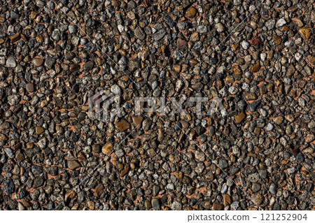 Compacted gravel ground Compacted gravel ground 121252904
