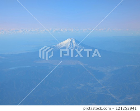 Aerial view of Mt. Fuji 2024.12.15 121252941