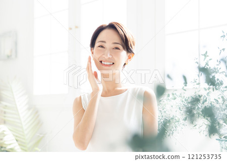 中年女性美麗形象 中年女性美麗形象 121253735
