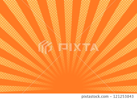 濃線點橘色 121253843