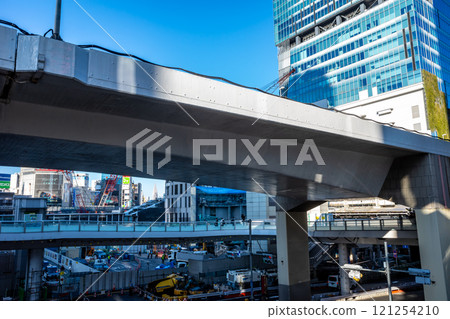 Tokyo Redevelopment Metropolitan Expressway and the West Exit of Shibuya Station under construction 2024.11 a-1 Tokyo Redevelopment Metropolitan Expressway and the West Exit of Shibuya Station under construction 2024.11 a-1 121254210