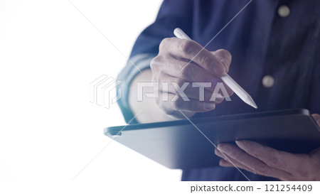 A confident business manager for finance, investment, innovation, and success. 121254409