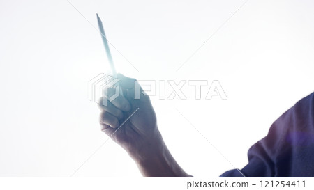 A confident business manager for finance, investment, innovation, and success. 121254411