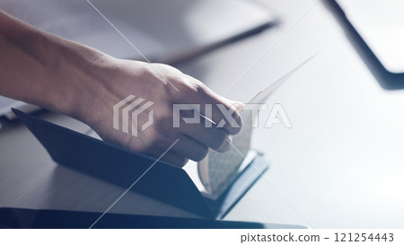 A confident business manager for finance, investment, innovation, and success. 121254443