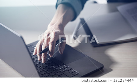 A confident business manager for finance, investment, innovation, and success. 121254444