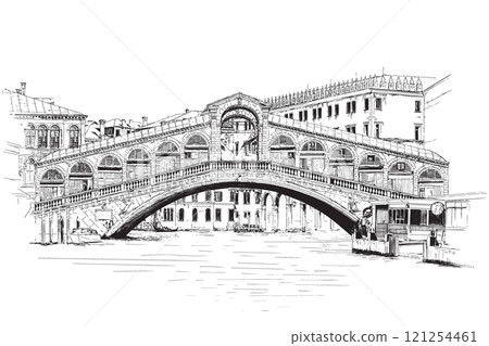 Old Rialto Bridge. Old Rialto Bridge. 121254461