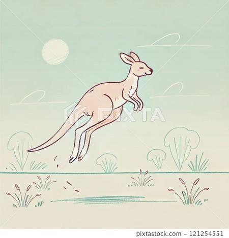 Kangaroo to jump Kangaroo to jump 121254551