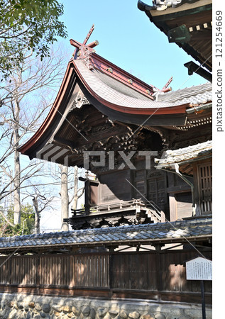 Walking around Kuragano-juku: Kuragano Shrine, Kuragano-cho, Takasaki City 121254669