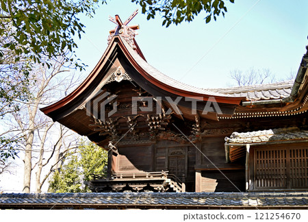 Walking around Kuragano-juku: Kuragano Shrine, Kuragano-cho, Takasaki City 121254670