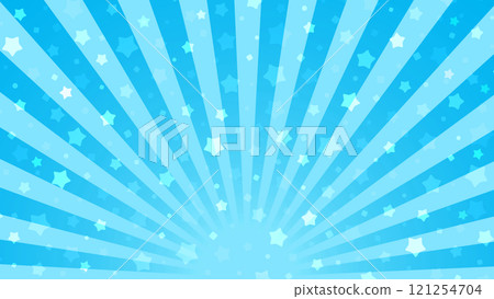 Concentrated lines, stars, blue, 16:9 Concentrated lines, stars, blue, 16:9 121254704