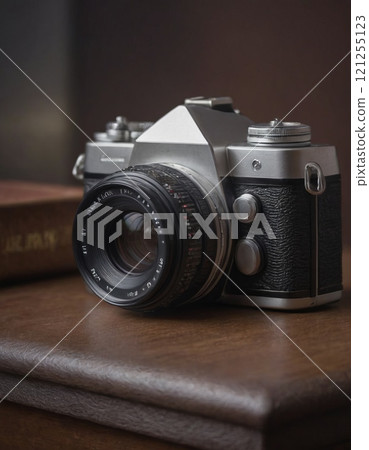 vintage camera close up 121255123