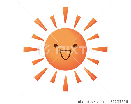 Smiley sun 121255896