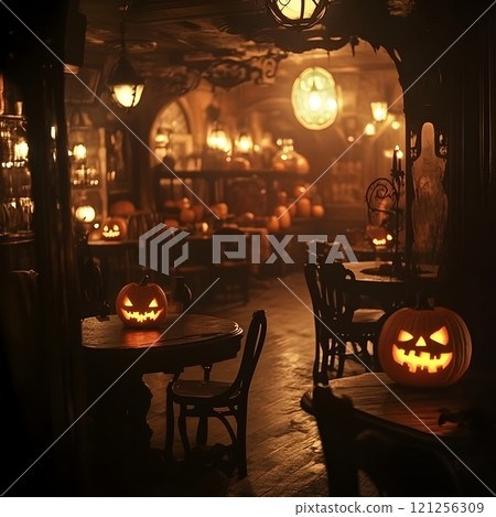 pumpkins in the forest pumpkins in the forest 121256309