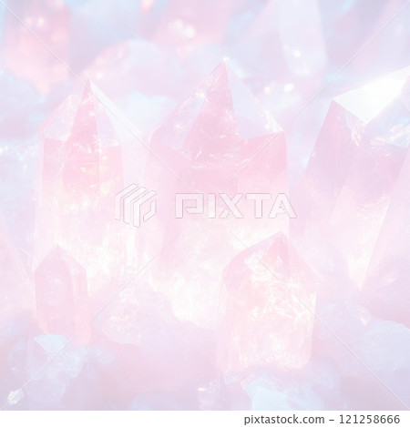 Pink and white crystal background 121258666