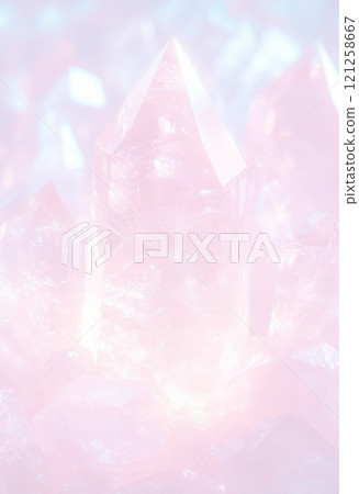 粉紅色和白色水晶背景 121258667
