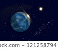 Simple "space" illustration 121258794