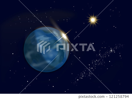 Simple "space" illustration 121258794