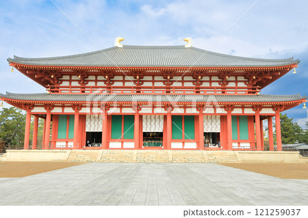 Nara Head temple of the Hosso sect Kofukuji Chukondo 121259037