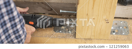 Timber frame fastening 121259063