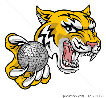Wildcat Bobcat Bobcats Wildcats Golf Mascot Wildcat Bobcat Bobcats Wildcats Golf Mascot 121259430