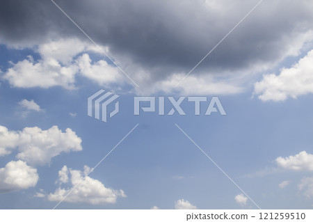 Beautiful clouds in the sky.  Pattern from clouds 121259510