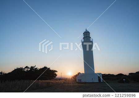 清晨的茨城日立燈塔(日立市) 清晨的茨城日立燈塔(日立市) 121259896