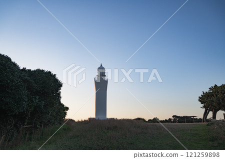 Hitachi Lighthouse in the early morning (Hitachi City) in Ibaraki 121259898