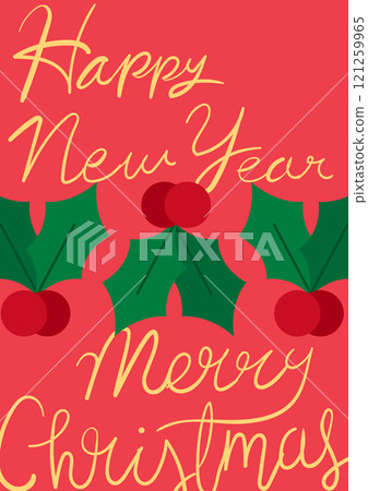 Christmas card poster design. Vector illustration. Christmas card poster design. Vector illustration. 121259965