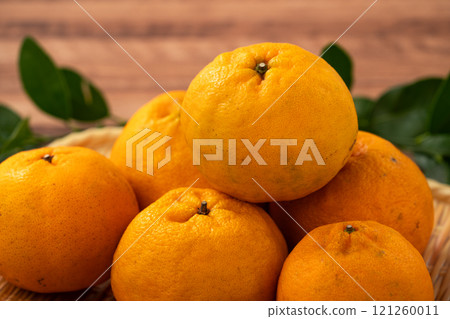 橘子 農業 木板 蜜柑 Tangerine wooden background 蜜柑 みかん 121260011