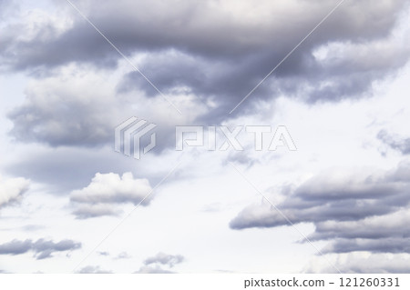 Amazing clouds in the sky. A beautiful clouds against the white sky background. Amazing cloud pattern in the sky can be used in design concept Amazing clouds in the sky. A beautiful clouds against the white sky background. Amazing cloud pattern in the sky can be used in design concept 121260331