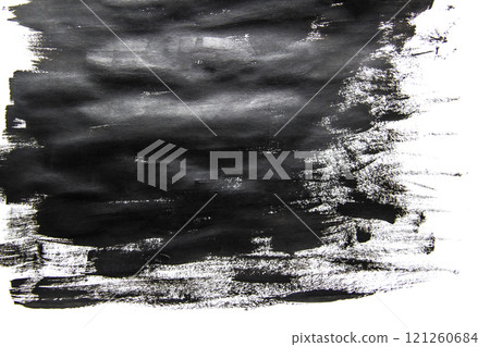 Abstract black painting on the paper. Hand drawn brush stroke,black paintings background. Abstract pattern contemporary art for background can be used in design Abstract black painting on the paper. Hand drawn brush stroke,black paintings background. Abstract pattern contemporary art for background can be used in design 121260684
