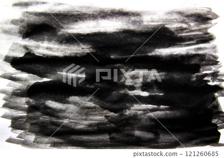 Abstract black painting on the paper. Hand drawn brush stroke,black paintings background. Abstract pattern contemporary art for background can be used in design Abstract black painting on the paper. Hand drawn brush stroke,black paintings background. Abstract pattern contemporary art for background can be used in design 121260685