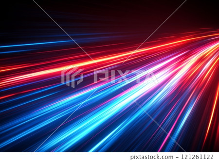 藍色和紅色速度線的動態背景 藍色和紅色速度線的動態背景 121261122