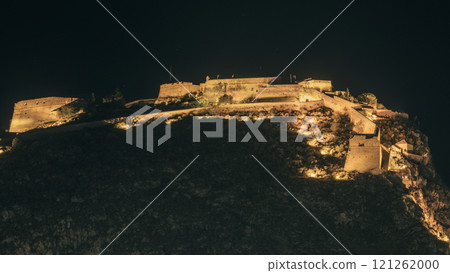 Nafplio Palamidi fortress in Peloponnese Greece. 121262000