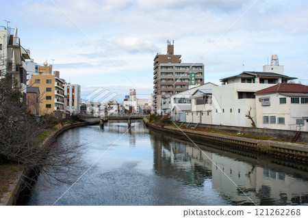 Cityscape view of Wakayama city in Wakayama prefecture, Kansai region of Japan 121262268