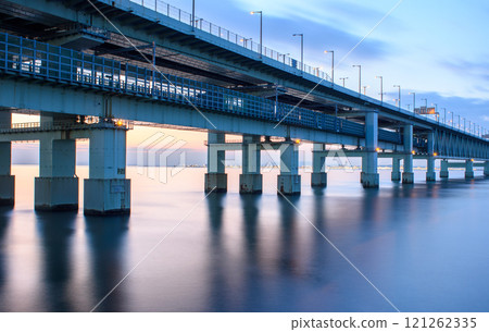 Kansai International Airport Access Bridge connecting Kansai International Airport with Osaka, Japan 121262335