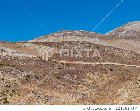 Greek landscape on Peloponnese, Mani Peninsula 121262437