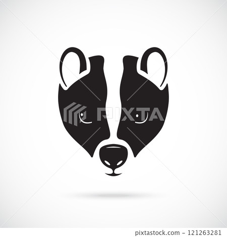 Minimalistic bear face designed 121263281