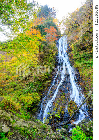 Marukami Falls in autumn, Chichibu District, Saitama Prefecture 121263698