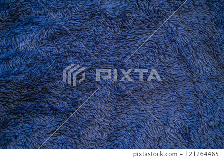 Blue fur fabric Blue fur fabric 121264465