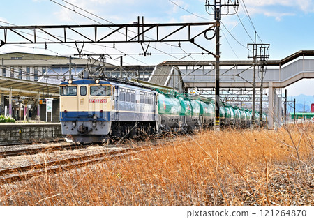 鐵路 JR 貨運：EF65-2080 貨運 高崎市樂倉野町 121264870