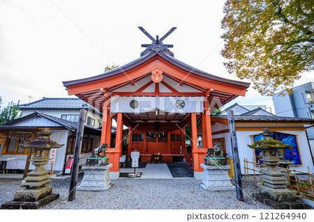 Chichibu Imamiya Shrine in Autumn, Chichibu City, Saitama Prefecture 121264940