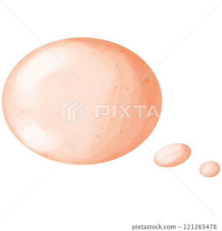 hand painted watercolor speech bubbles 121265478