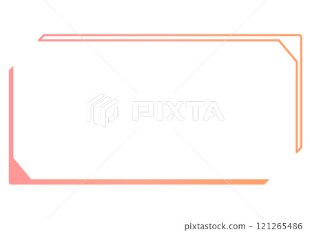 粉紅色網路風格方形標題框 121265486