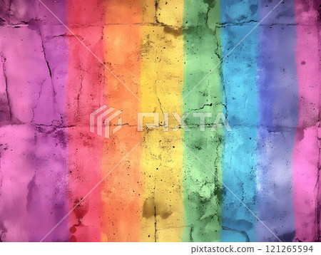 Abstract, grunge wall texture in rainbow colors. Abstract, grunge wall texture in rainbow colors. 121265594