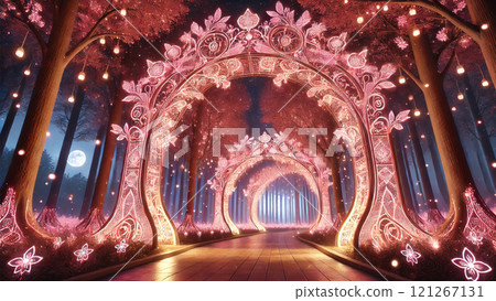 林蔭大道照明拱門 林蔭大道照明拱門 121267131