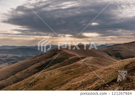 Landscape with Rolling Hills of Cigota Mountain Ridge Landscape with Rolling Hills of Cigota Mountain Ridge 121267984