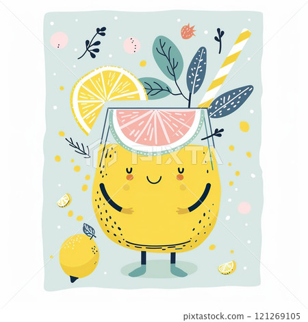 lemonade, lemon, beverage 121269105