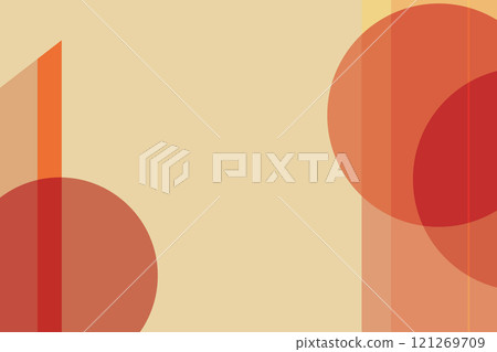 Minimalist Geometric Abstract with Warm Tones Minimalist Geometric Abstract with Warm Tones 121269709