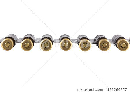 Machine Gun Ammo Belt with Ammunition Machine Gun Ammo Belt with Ammunition 121269857
